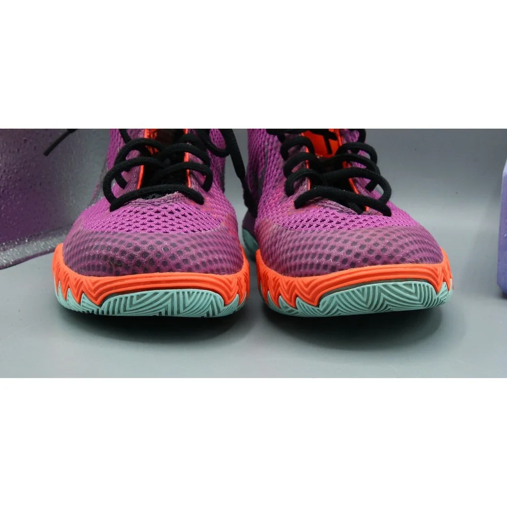 Nike Kyrie 1 Easter Berry Purple Orange Teal Basketball Shoes 717219-508 Size 6Y